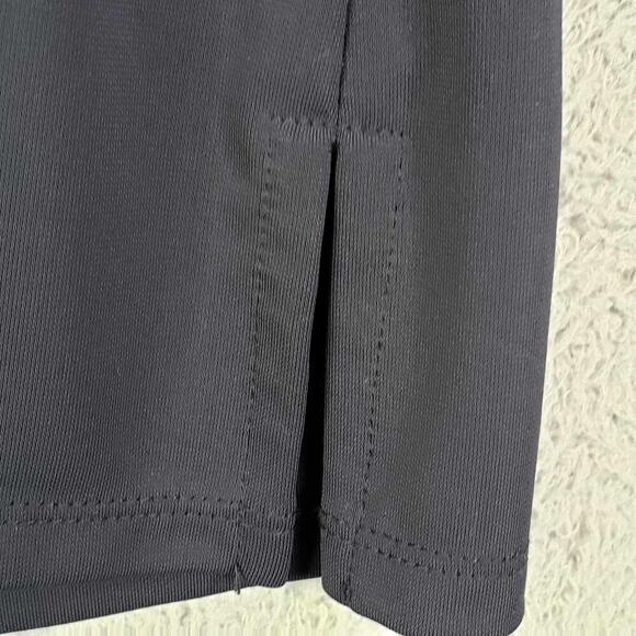 Talbots Top Plus Size Women’s 3X Popover Blouse Navy Blue Stretch Knit - Picture 4 of 7